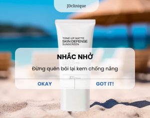 kem chống nắng vật lý có cần bôi lại