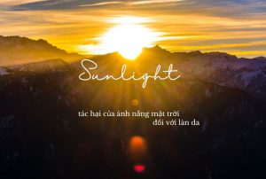 tác hại của ánh nắng mặt trời